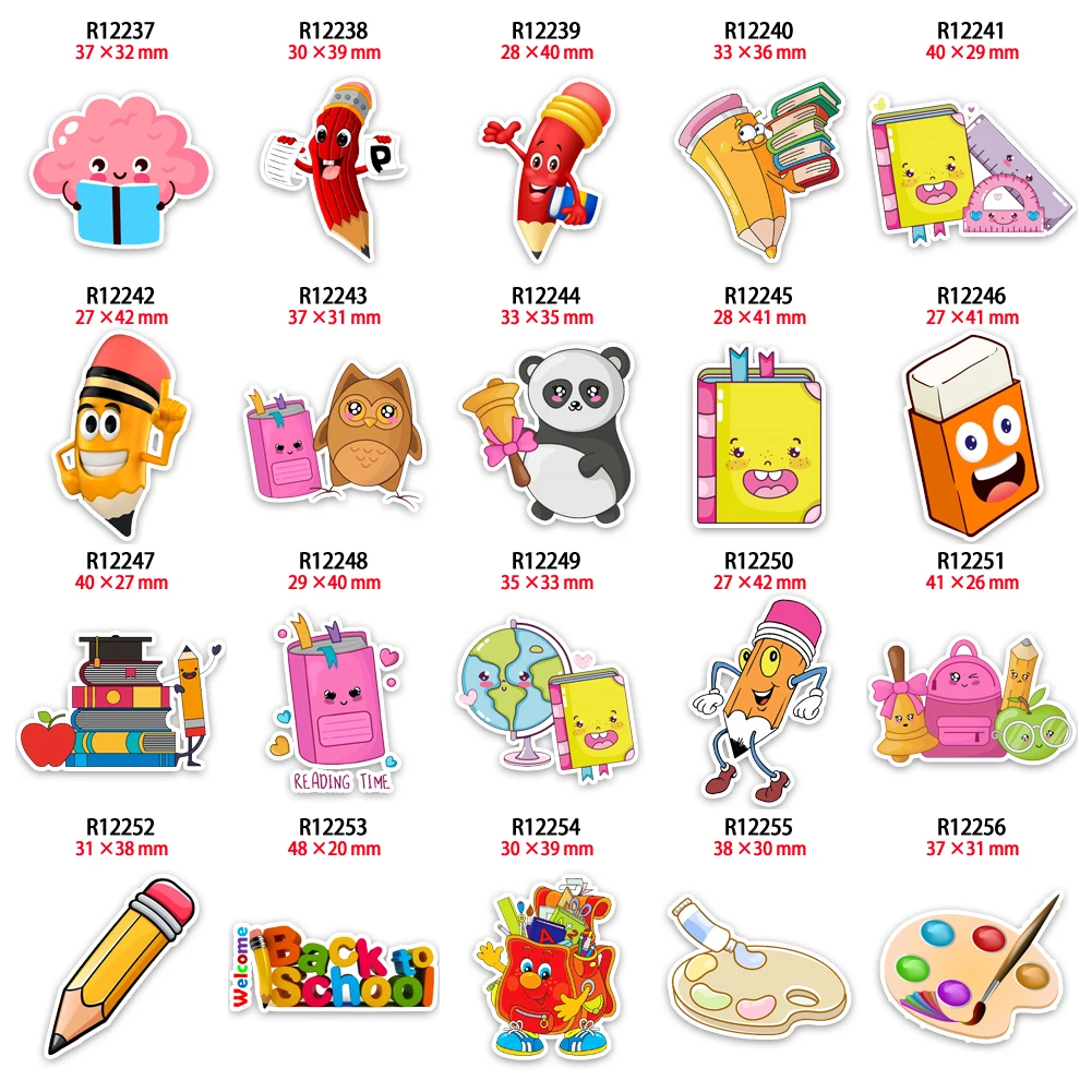 10 шт. школьные принадлежности из плоской полимерной ткани |