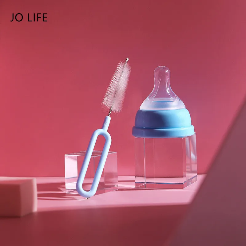 JO LIFE мини- щетка для бутылочек кормления молока соломинка мытья спиральная