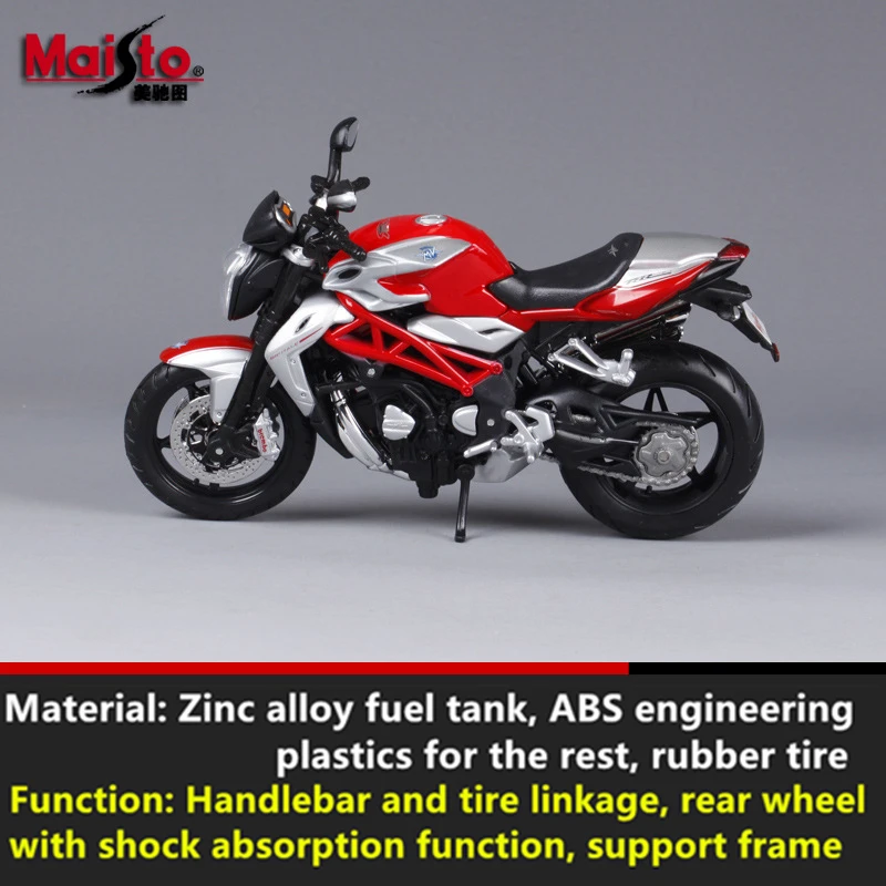 Maisto 1:12 MV Augusta 1090 RR моделирование сплав мотокросса серии авторизованный игрушечный мотоцикл автомобиль Коллекционирование подарки