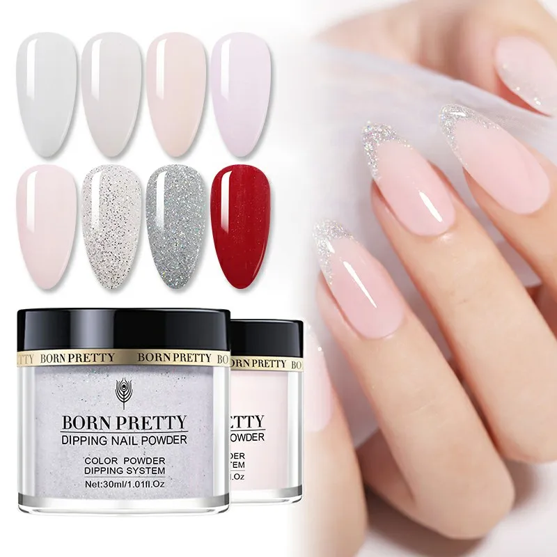 Пудра для ногтей BORN PRETTY маникюра натуральный сухой дизайн не требует УФ-лампы