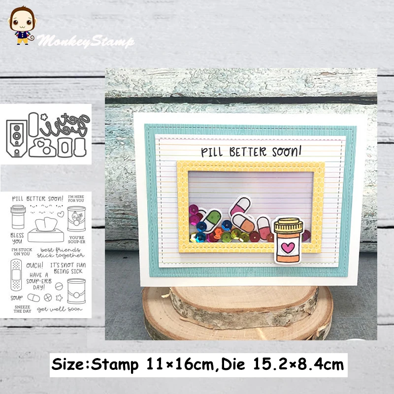 Медицинские принадлежности в виде обезьяны металлические штампы и трафареты для