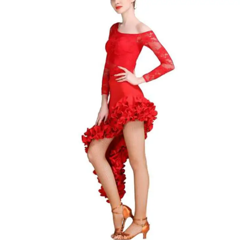 Фото Asymmetric Mini Latin Dress 207-236 Женская одежда Asymmetric Mini Latin Dress 207-236 Женская одежда
