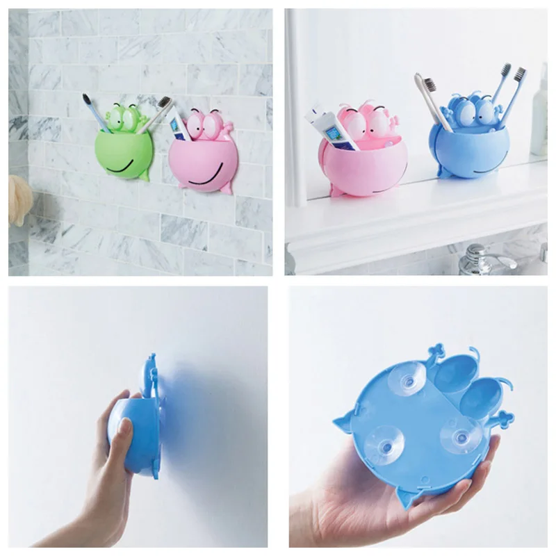 Держатели для зубных щёток в виде лягушек | Дом и сад