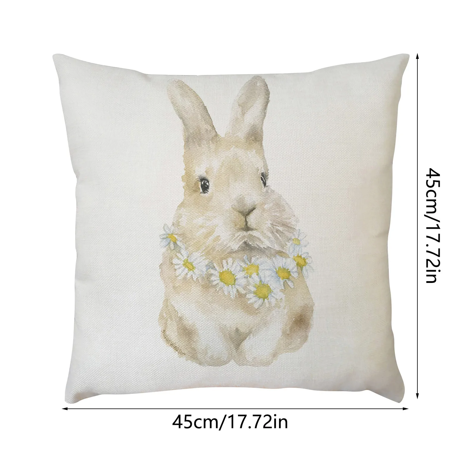 

2021 Valentine's pillow case Easter Easter Day Pillow Cover Sofa Cover Cushion Cover Custom Home Decoration 4pcs Funda almohada