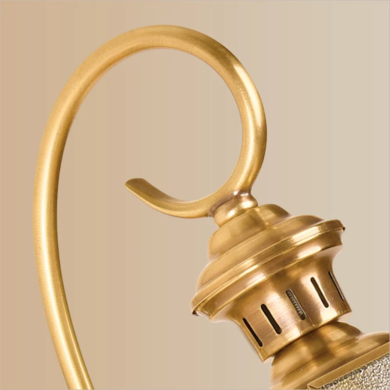 Светодиодный уличный светильник Европейский настенный медный со