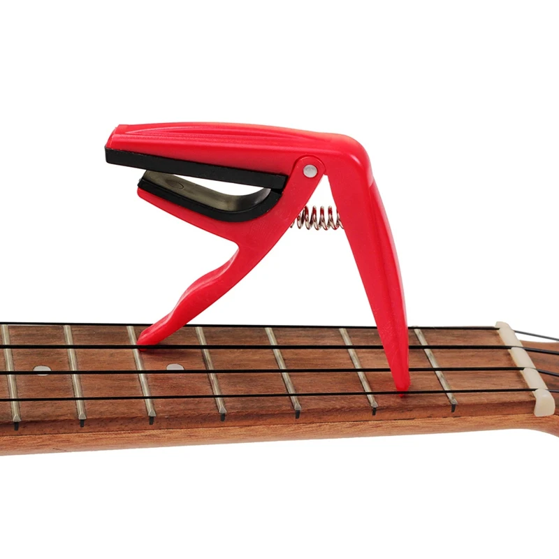 1 шт. Гитара Capo Высокое качество пластик укулеле сталь быстрое изменение Зажим