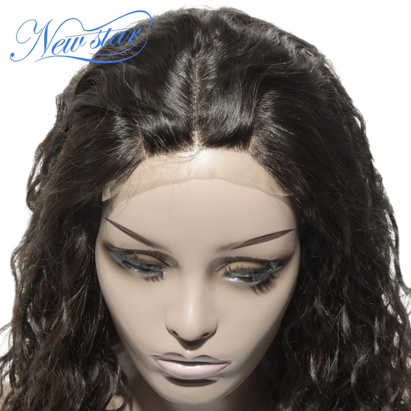 Новинка натуральные волнистые волосы 5x5 парик пучки с 3 частями бразильские