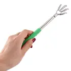 Компактный Телескопический массажер-Когтеточка из нержавеющей стали, скребок для спины, регулируемый массажный скребок для спины, защитный скребок для рук