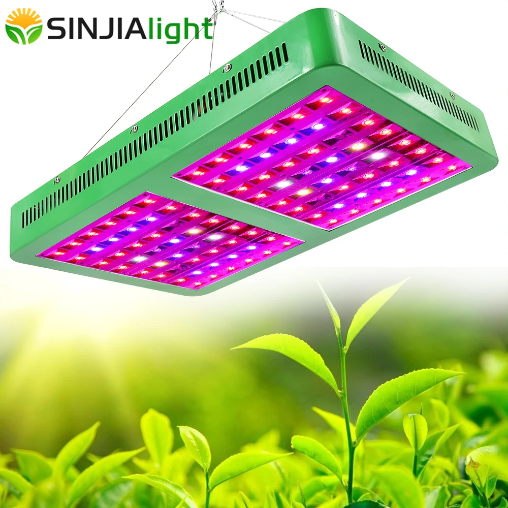 

LED Grow Light Full Spectrum 600W Fitolampy Growth Bloom reflector cup dual switch Plant Lamp for indoor vegs grow tent