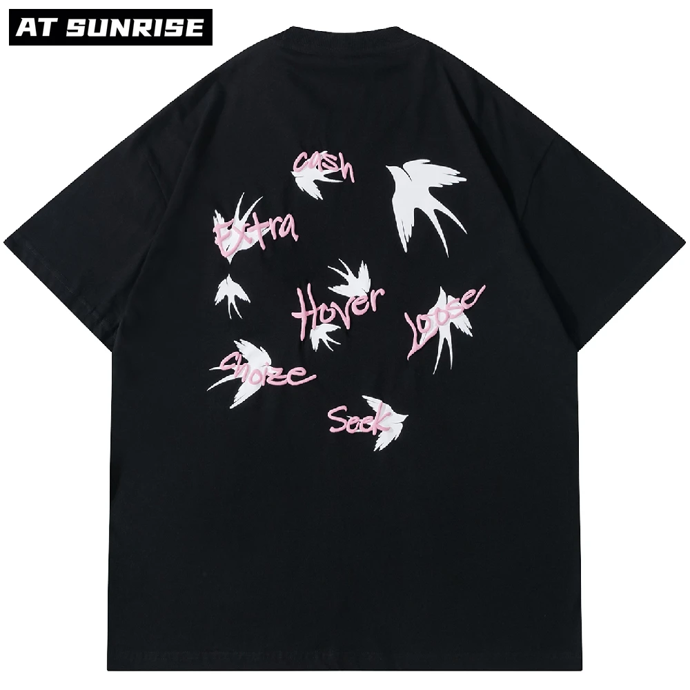 

Men Streetwear Harajuku Oversize T-Shirt Hip Hop letter Graphic Printed Tshirt Cotton Loose Summer Short Sleeve T Shirt tops tee