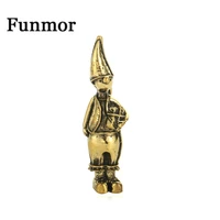 funmor retro puppet brooches antiquite color for women men cardigans collar decoration accessories party ornaments presents