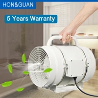 honguan 8 inch 200mm inline duct fan portable mixed flow extractor fan with handle air extractor exhaust ventilator 110v 220v