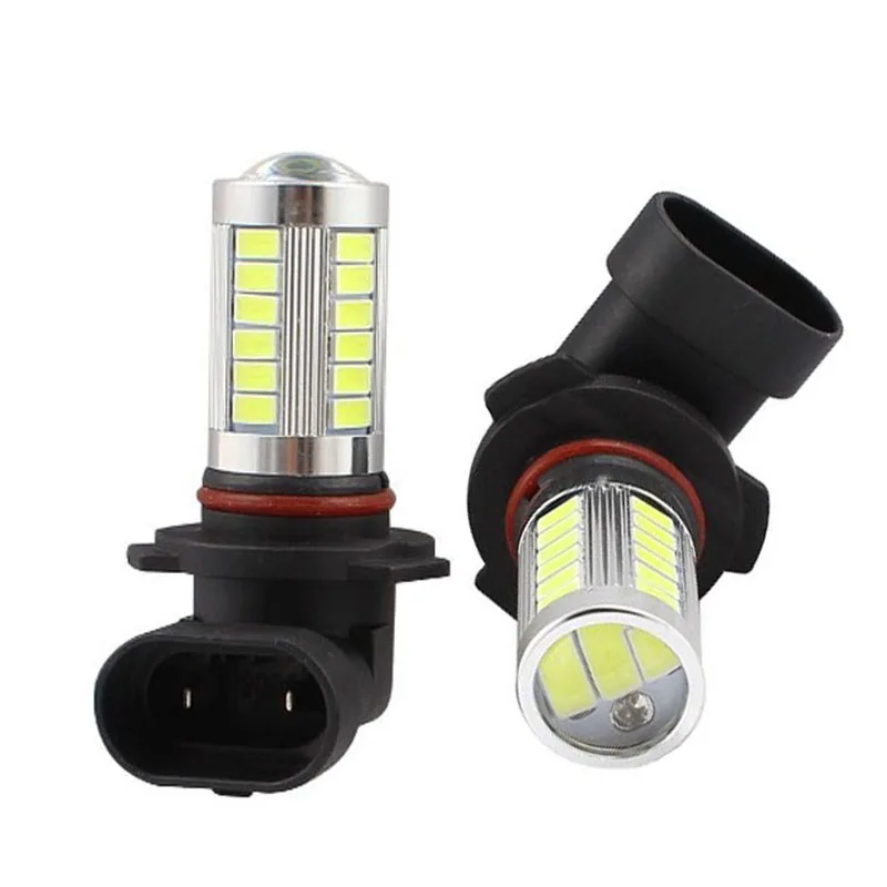 

10pcs Car LED Front Fog Lamp Bulb 9005 HB3 9006 HB4 Auto Daytime Running Turning Parking Light 5630 33SMD White DC12V