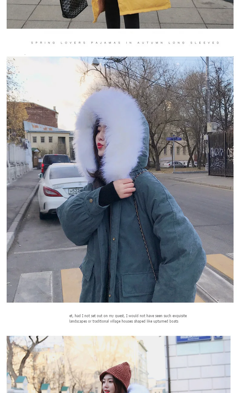 Bella philosophy, женское однотонное зимнее теплое длинное плотное Свободное пальто с хлопковой подкладкой для девочек, женская верхняя одежда с меховым воротником, парки