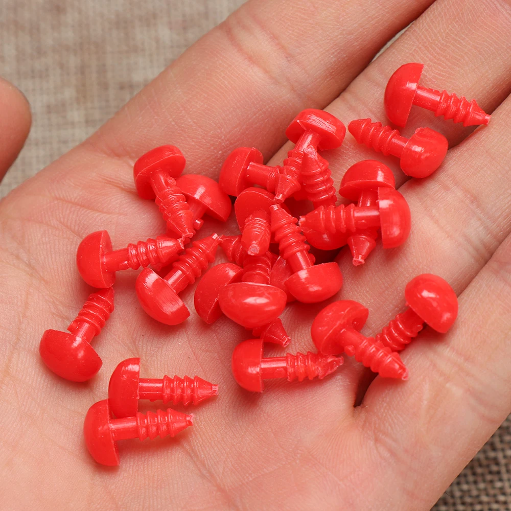 100 шт./упак. Пластиковые Треугольные носы для кукол игрушки медвежьих кнопок