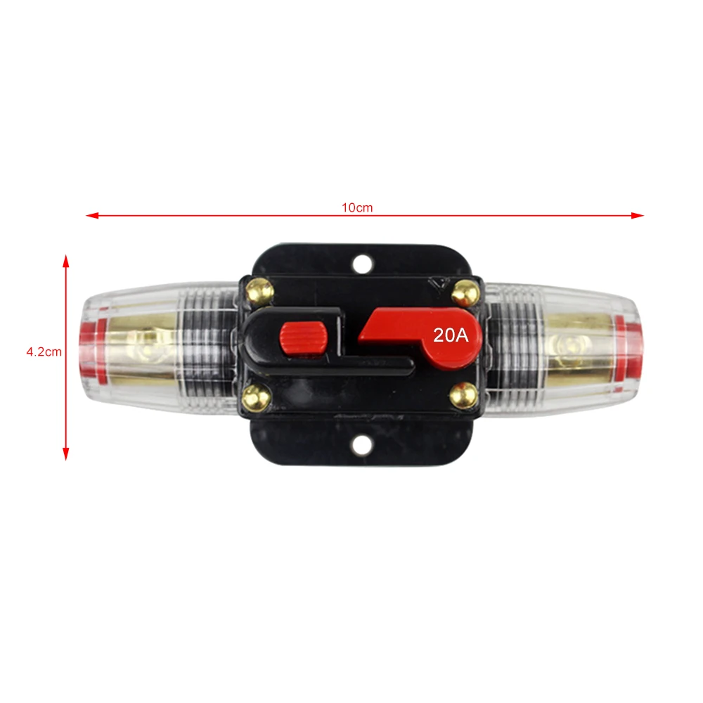 

Car Audio Refit Fuse Holder AGU Style Auto Audio Amplifier Circuit Breaker Fuse Adapter 20A/30A/40A/50A/60A/80A/100A/150A