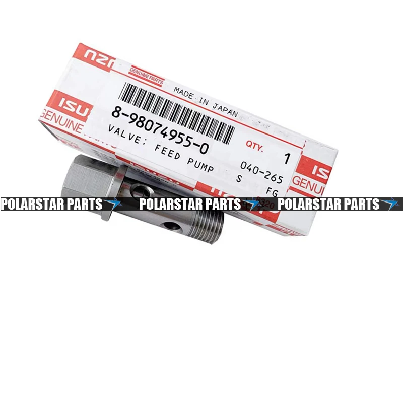 Детали двигателя Hitachi 4HK1 6HK1 Isuzu клапан подающего насоса 8980749550 8-98074955-0 - купить по