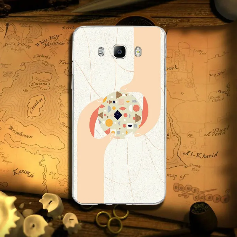 Материал дизайн линия иллюстрации чехол для телефона samsung Galaxy Note 4/Note 5 8 9 10 A10 A20 A30