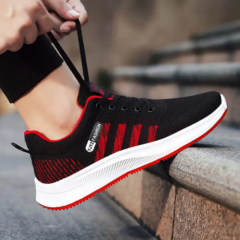 

Кеды мужские высокие, безопасные холщовые кроссовки, брендовые красные, для тренировок по теннису, Рабочая обувь