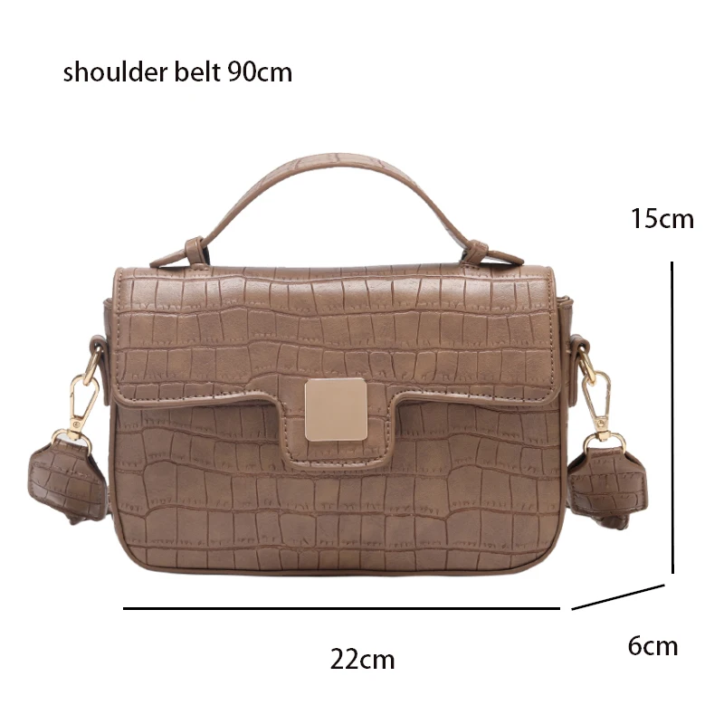 

Fashion Leather Stone Pattern Flap Purses and Handbags Cute Side Bag 2020 Women's Bag Trend Shoulder Bags for Women Designer