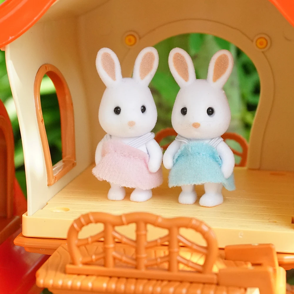 Экшн-фигурки семейные куклы-животные в лесу 1/12 см кролик медведь панда