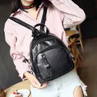 Женский рюкзак из искусственной кожи, дорожная сумка на ремне, многофункциональная маленькая школьная сумка для девушек, модный универсальный уличный ранец