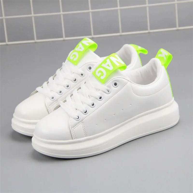 Женские кроссовки 2019 Весенняя Новинка Designer Wedges Кроссовки на платформе Женская