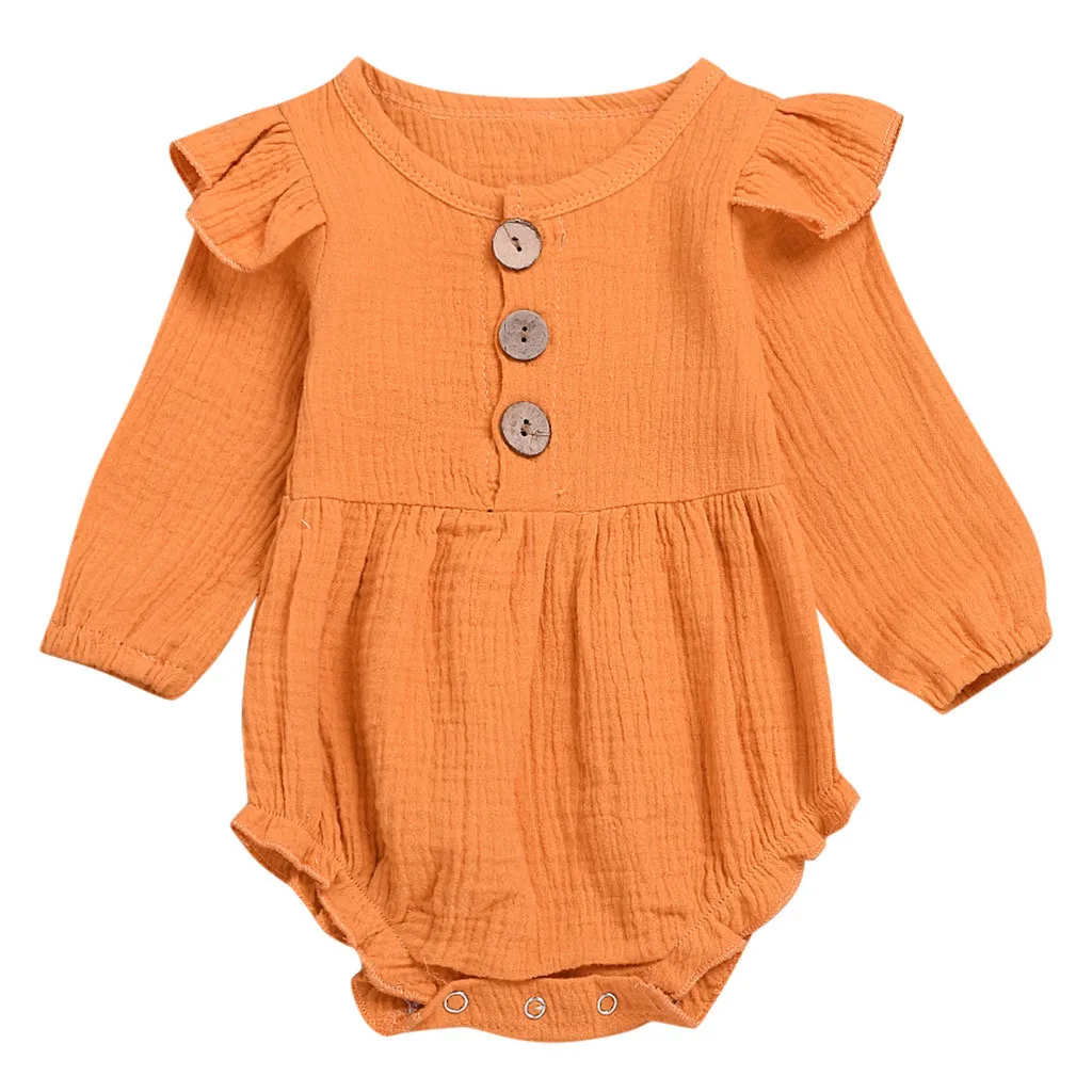 Костюм для новорожденных девочек и мальчиков на пуговицах однотонный зимний