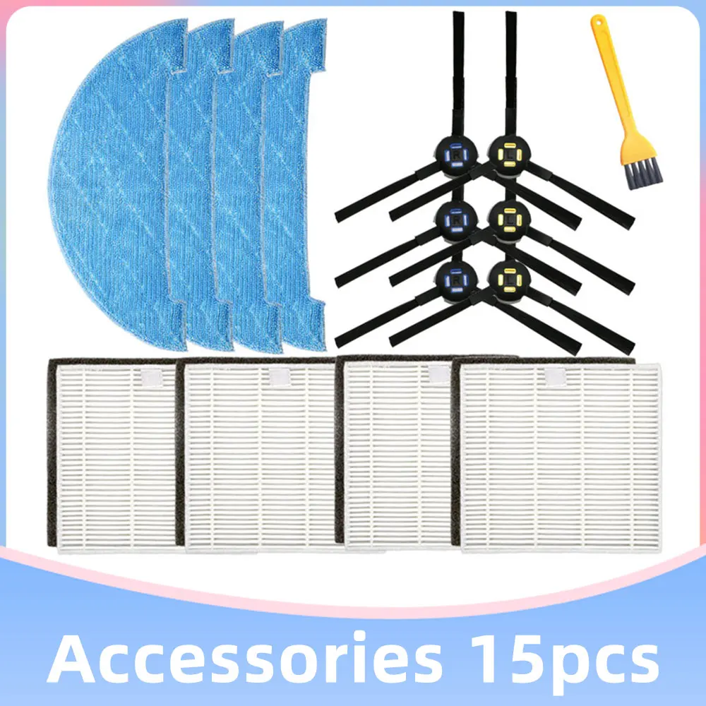 

Hepa filter Side Brush Mop Cloth Replacement for Ilife V8 V8s X750 X800 X785 V80 Robot Vacuum cleaner Kits