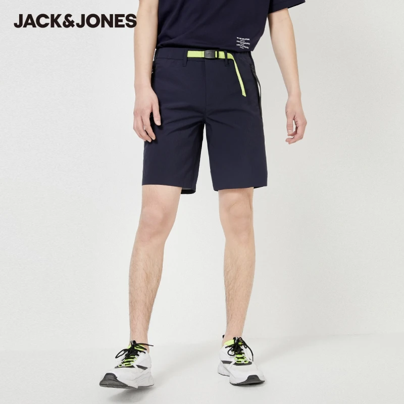 

JackJones Men's Summer Breathable Drawstring Waist Belt Sporty Casual Shorts | 220215515
