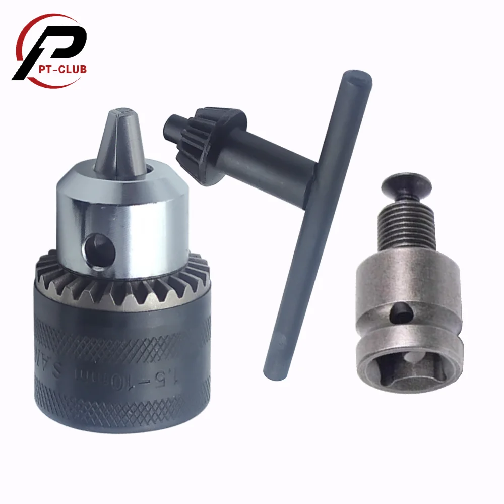 Преобразователь прецизионного сверлильного патрона 1 5 10 мм 3/8 дюйма 24UNF Резьба