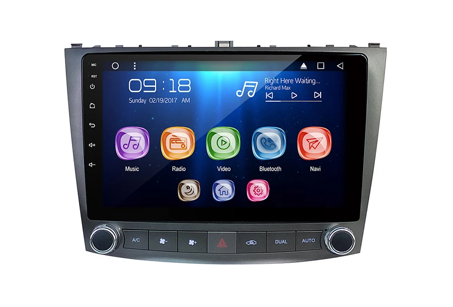 Автомобильный мультимедийный экран 10 1 дюйма Android 9 0 Восьмиядерный процессор ОЗУ 2