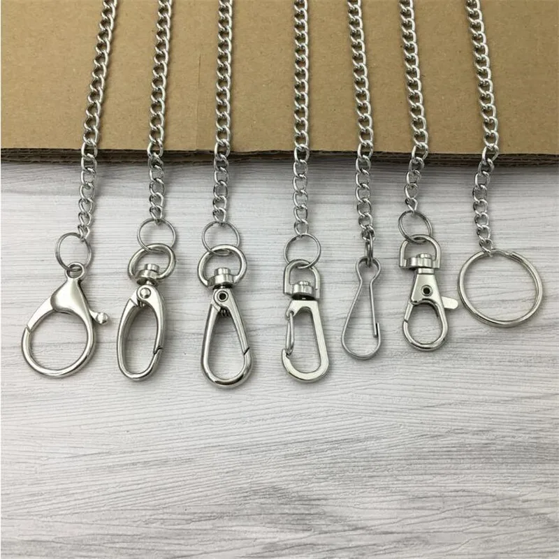 

Stainless Steel 25cm long Key Clasp Punk Hip-hop Trendy Belt Waist Chain Male Pants Chain Men Jeans Punk Metal Trousers Keychain