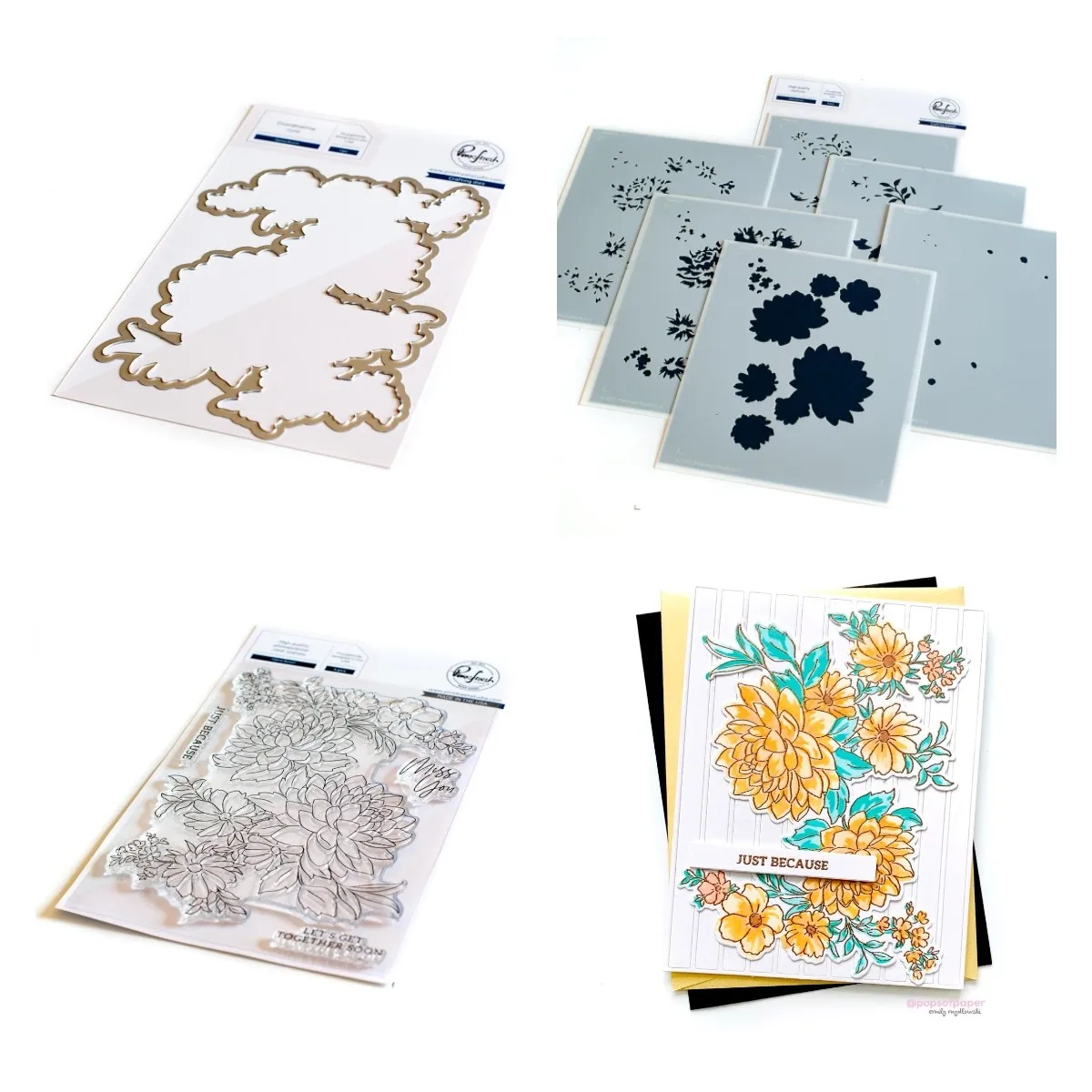 

2021 New DIY Greeting Card Studio Peony Transparent Seal Template Set Scrapbook Paper Handmade Photo Album Metal Cutting Dies