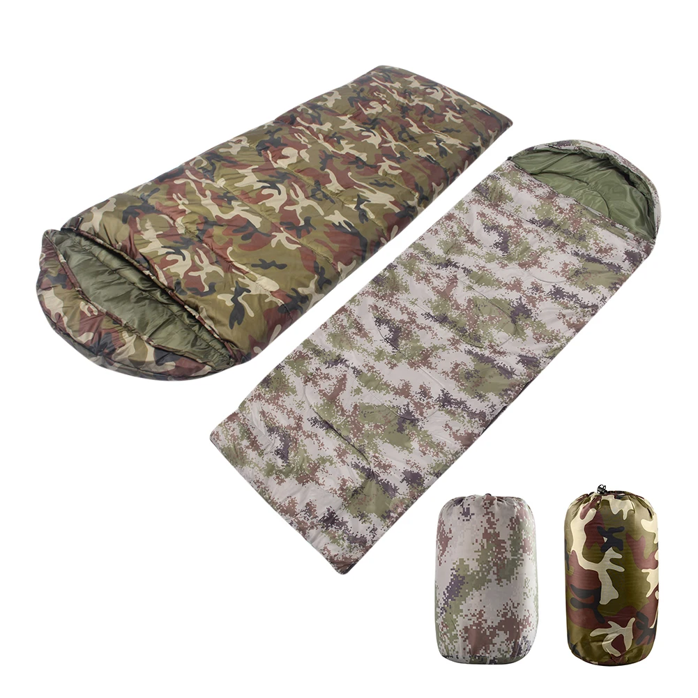 

170T Camping Sleeping Bag Ultralight 4 Season Warm Envelope Air Bed Office Lazy Bag for Outdoor Travel Hiking Backpacking