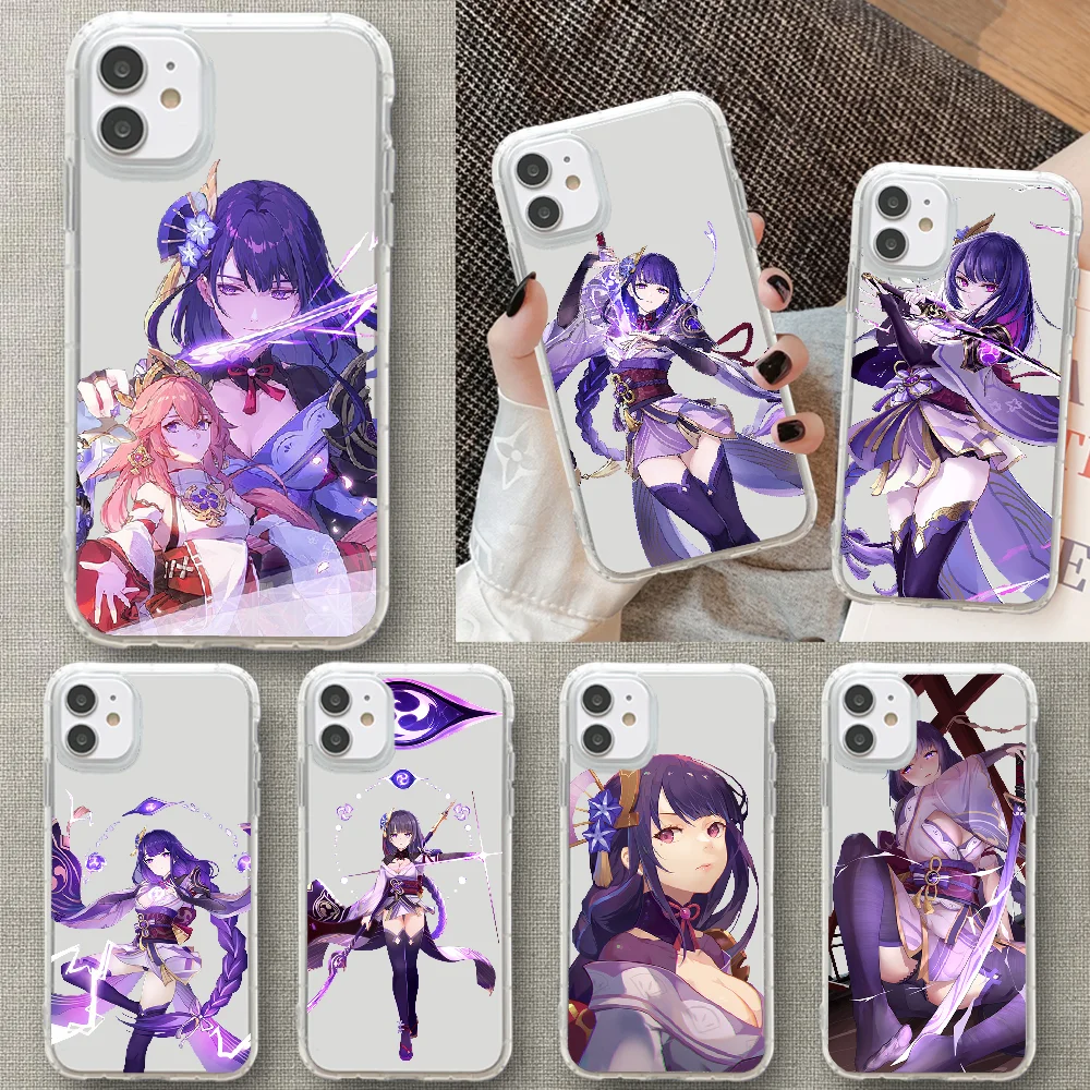 Чехол для телефона Genshin Impact Raiden Shogun RaidenShogun iphone 5 5s se 2 6 6s 7 8 12 mini plus X XS XR 11 PRO MAX