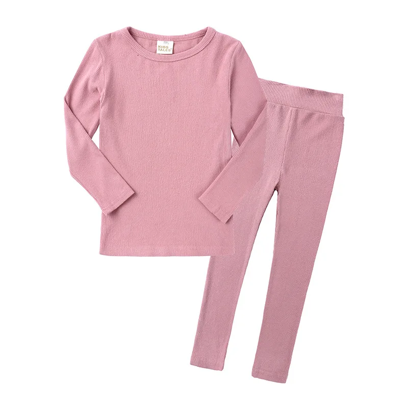 

Children's pajamas set 2020 new autumn and winter boys and girls pajamas set long sleeve T-shirt + pants 3-8ychildren's clothing