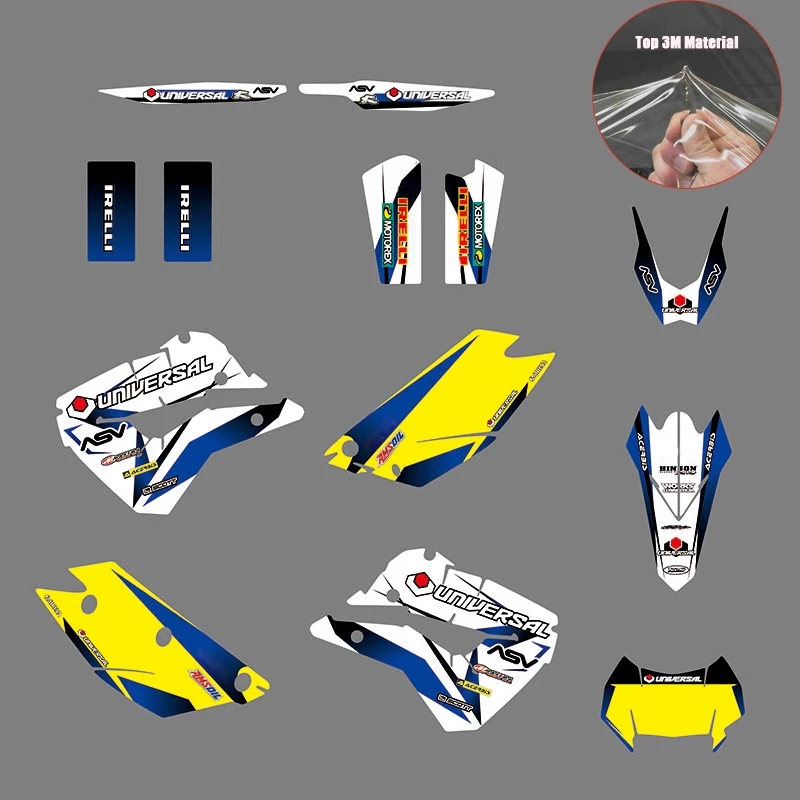 Для Husaberg FE 570 2009 наклейка обтекатель команда фон Мотокросс графика FE570|Наклейки и