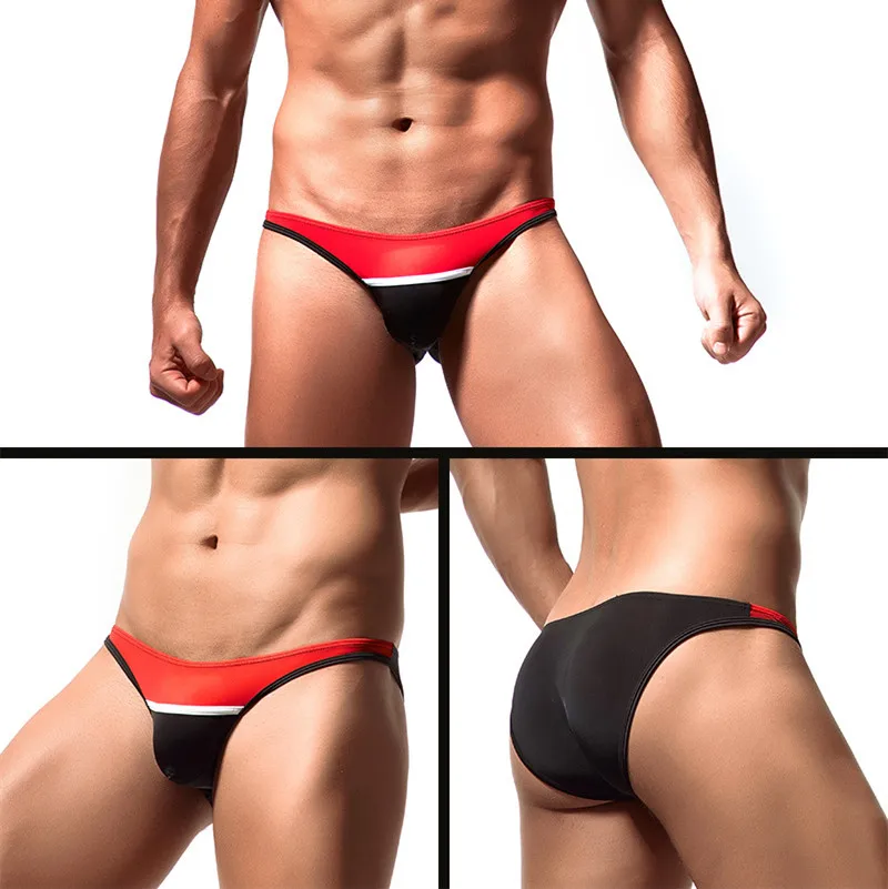 2019 мужские шелковые трусы с низкой талией летние нейлоновое нижнее белье
