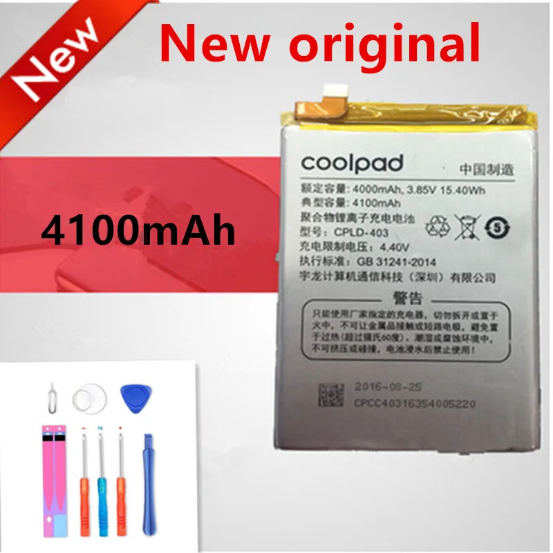 100% новый высококачественный CPLD 403 аккумулятор 4100 мАч для Letv LeEco Coolpad Cool1 Cool 1 Dual C106 7 9