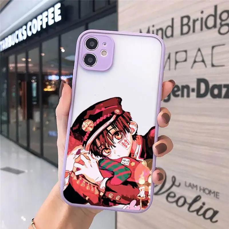 

Jibaku Shounen Hanako kun Phone Case Matte For iPhone 12 Mini 11 Pro XR XS Max 7 8 Plus X Hard PC Back Cover