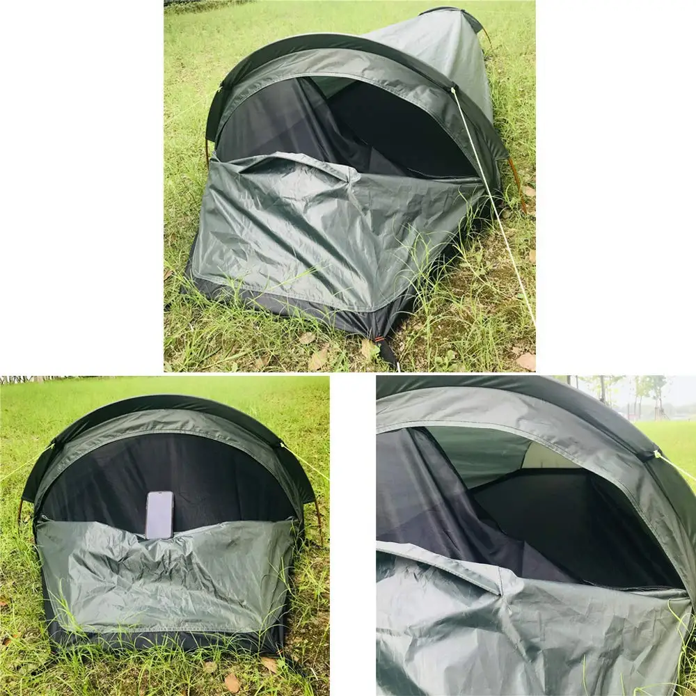 Портативный Одноместный Bivvy палатка, Сверхлегкий Bivvy мешок Палатка bivvvy мешок для выживания на открытом воздухе, бушкрафт, альпинизмом палатка
