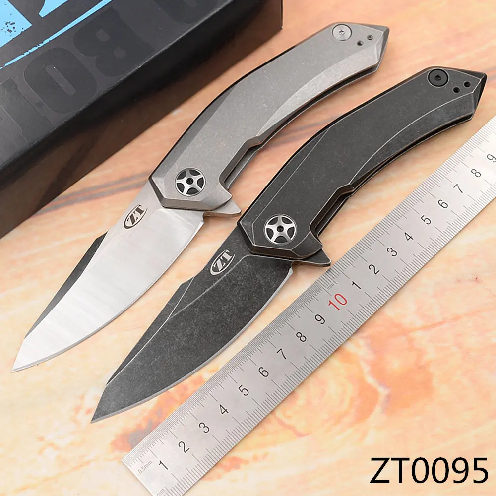 Складной титановый ручной нож JUFULE Mark s35vn 0095 с шарикоподшипником и флиппером для