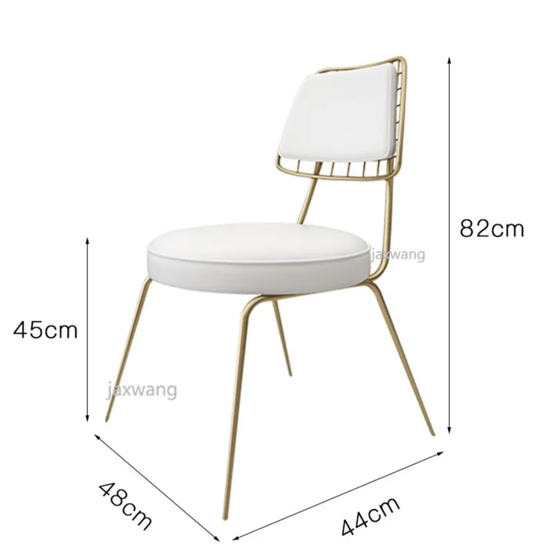Скандинавский роскошный стул для столовой диван Настраиваемые маникюрные