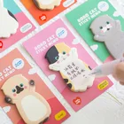32 шт.лот Hoho Cut Cat блокнот для заметок Kawaii Kitties липкие листы для заметок офисные украшения канцелярские принадлежности для офиса EM044