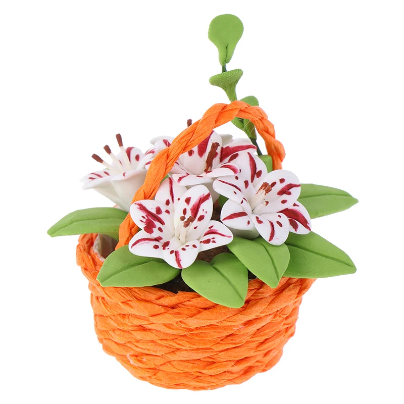 Мини Горшечное растение цветы в горшке декор для кукольного домика модель бонсай