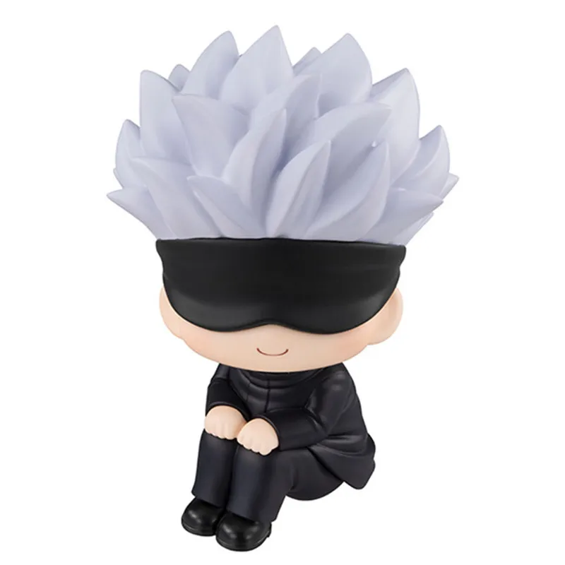 

Anime Jujutsu Kaisen Figurine Cute Gojo Satoru Figure Itadori Yuji Action Figures Model Toys Q Ver. 10cm PVC Collection