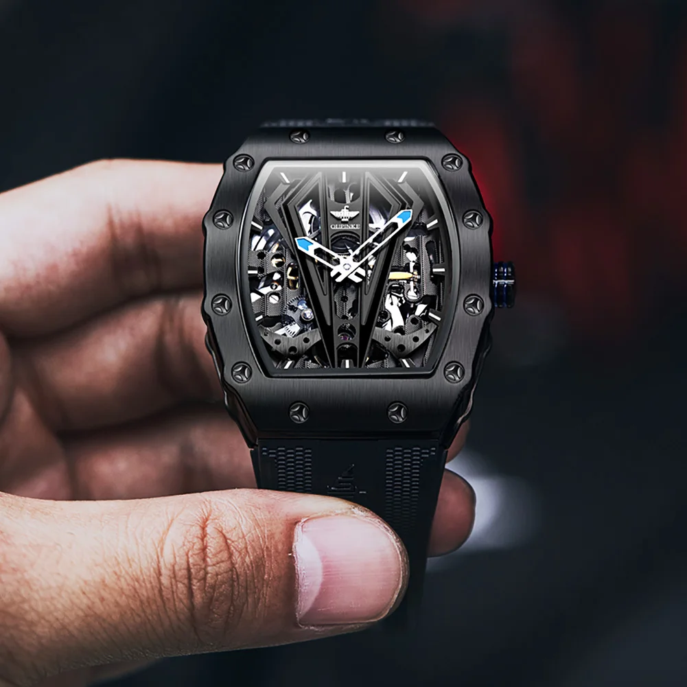 Часы OUPINKE Мужские механические брендовые Роскошные автоматические