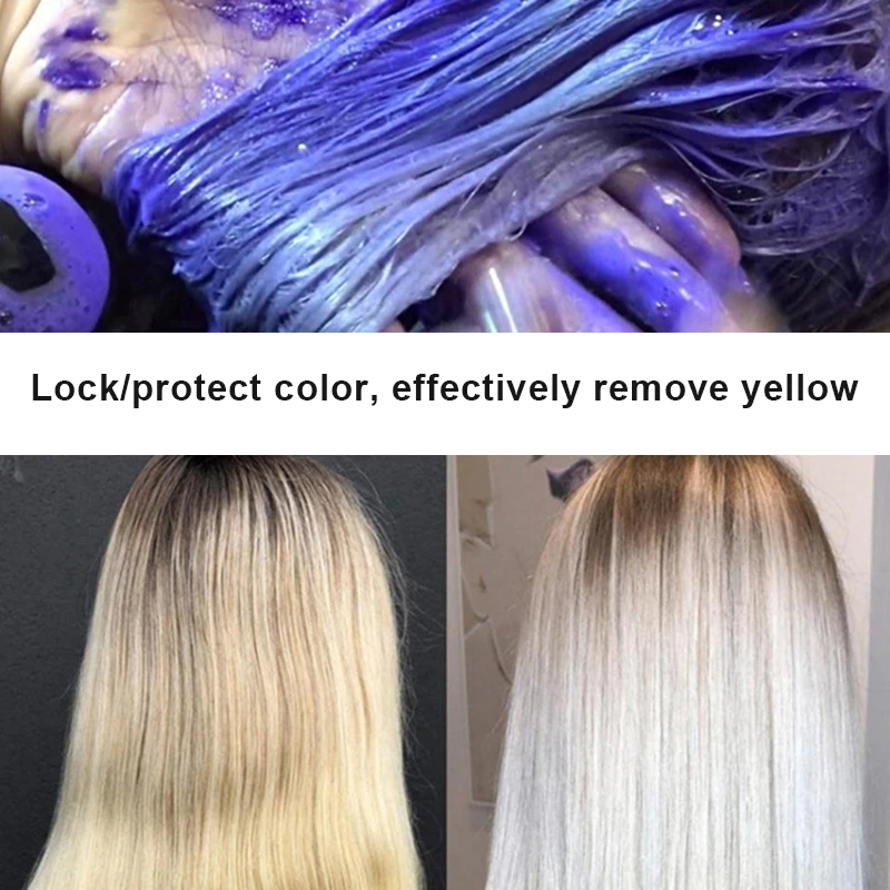 

100ml No Yellow Blonde Hair Shampoo Anti Brass Off Purple Shampoo Ulta Beauty Care Shiny Hair Color Dyed Treatment SK88