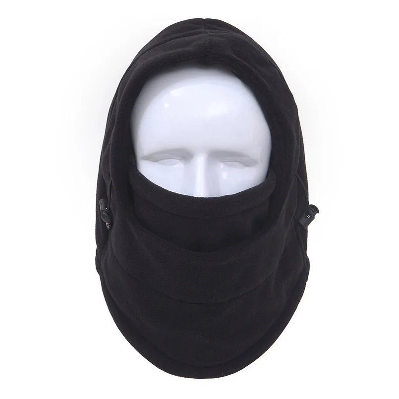 Зимняя теплая тактическая Флисовая Балаклава шапка ожерелье Мужская